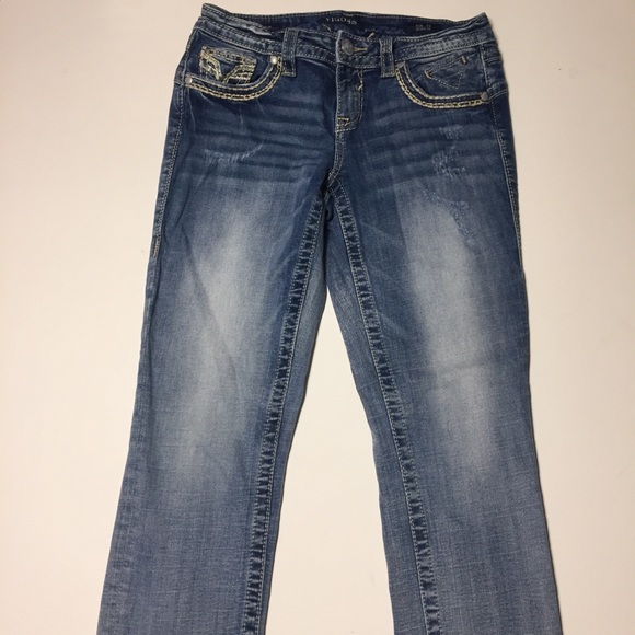 Jeans Femme Vigoss Dublin Super Skinny - Taille W25 L31 (bas 31) - Délavage Moyen - Occasion Très Bon état